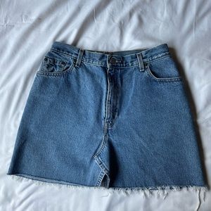 Levi’s denim miniskirt